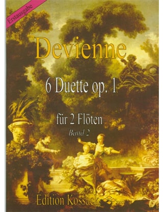 6 Duette op.1 - Bd. 2 - 2 Flöten - DEVIENNE - Partition